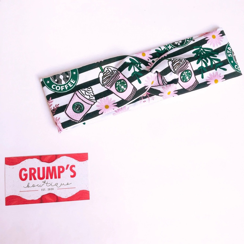 New - Grumps Bowtique Knotted Headband
